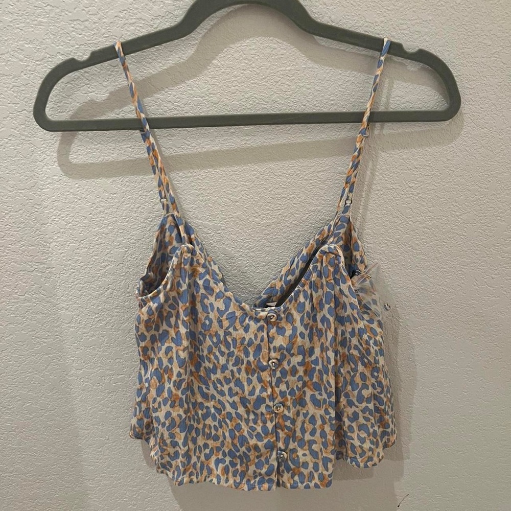 Amuse Society Cheetah Print Tank Top